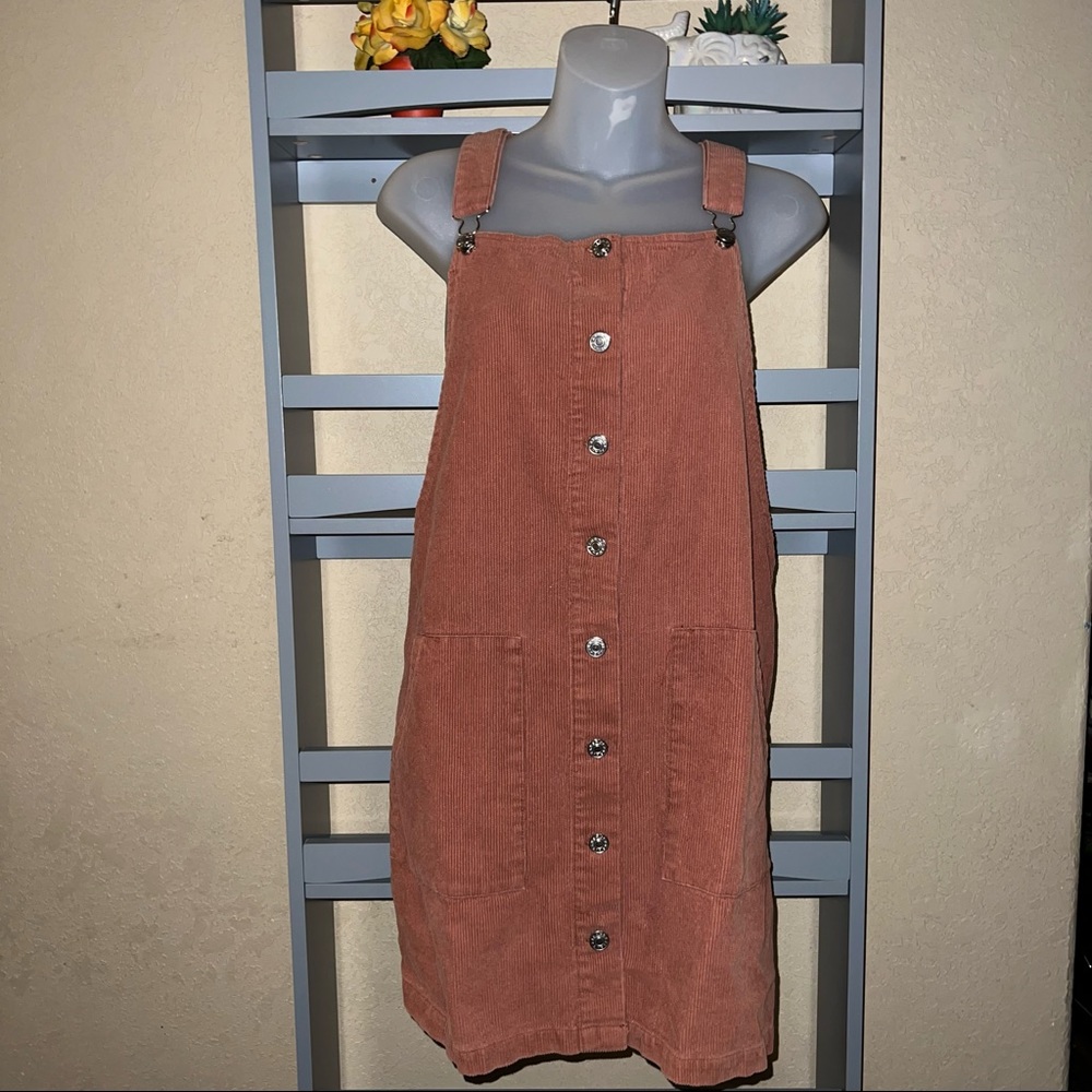 Wishlist Corduroy Overall Dress